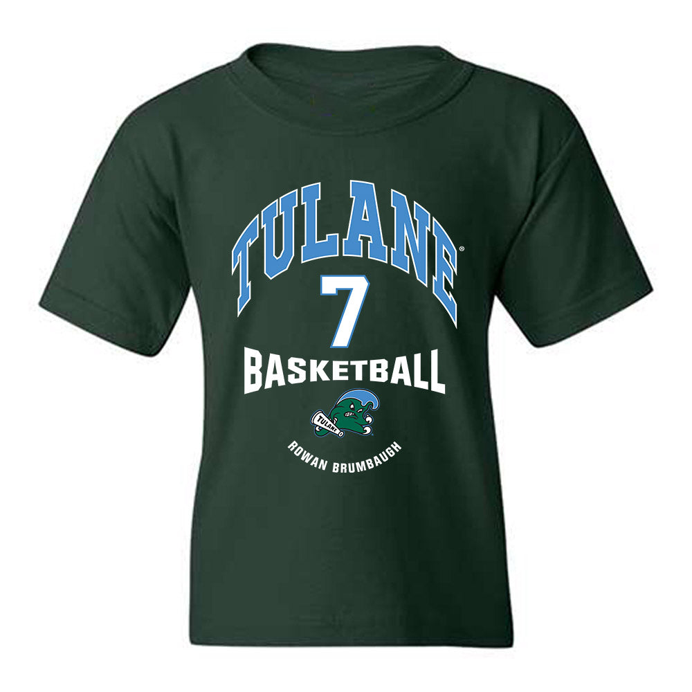 Tulane - NCAA Men's Basketball : Rowan Brumbaugh - Classic Fashion Shersey Youth T-Shirt-0