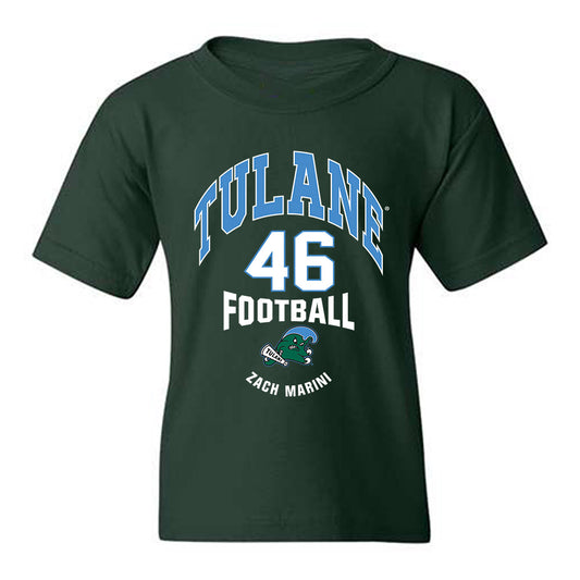 Tulane - NCAA Football : Zach Marini - Classic Fashion Shersey Youth T-Shirt-0