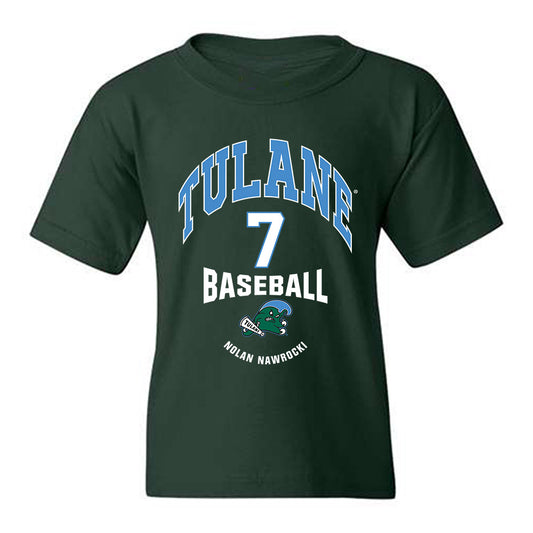 Tulane - NCAA Baseball : Nolan Nawrocki - Classic Fashion Shersey Youth T-Shirt-0