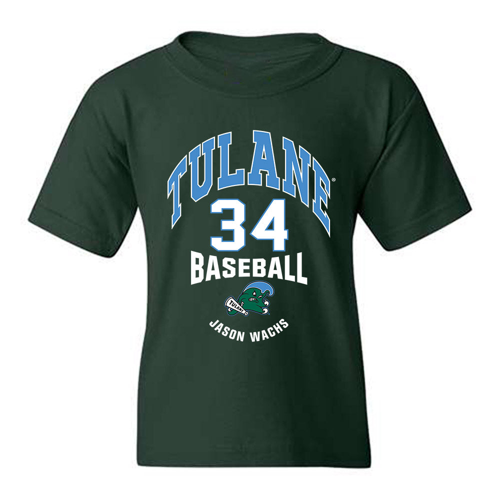 Tulane - NCAA Baseball : Jason Wachs - Classic Fashion Shersey Youth T-Shirt-0