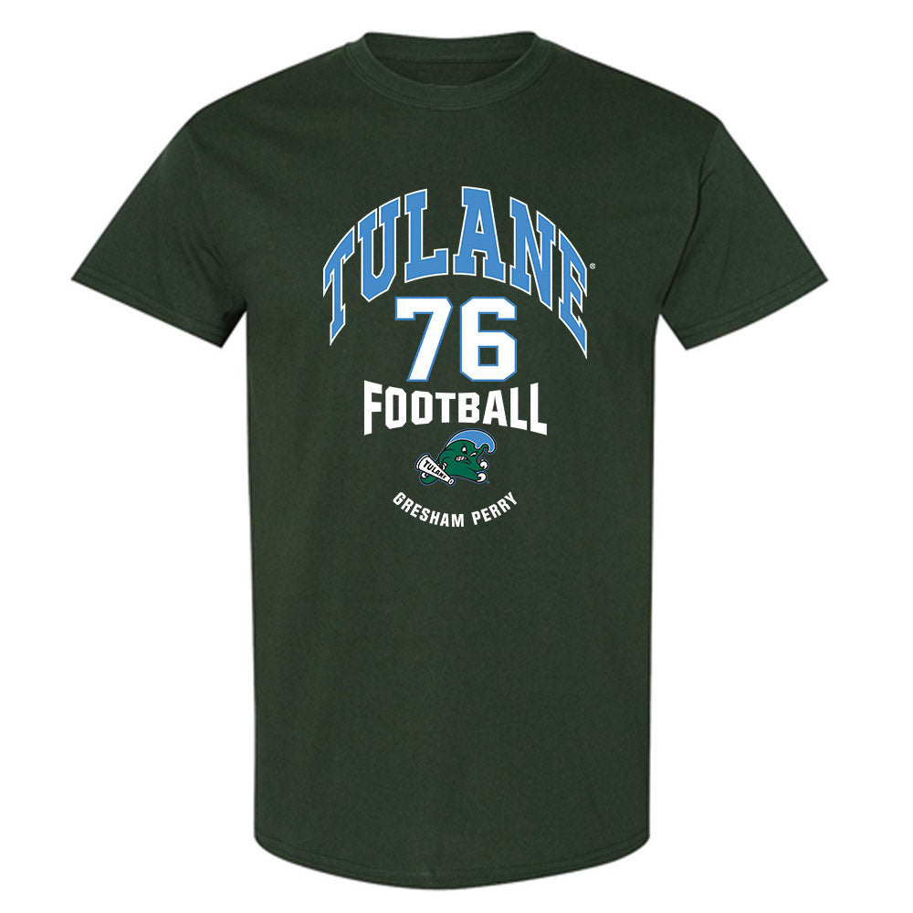 Tulane - NCAA Football : Gresham Perry - Classic Fashion Shersey T-Shirt-0
