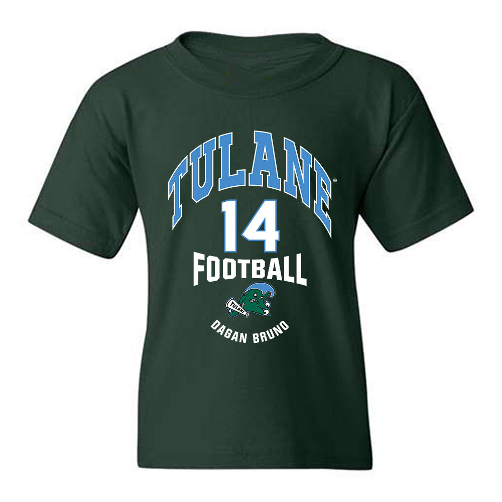 Tulane - NCAA Football : Dagan Bruno - Classic Fashion Shersey Youth T-Shirt-0