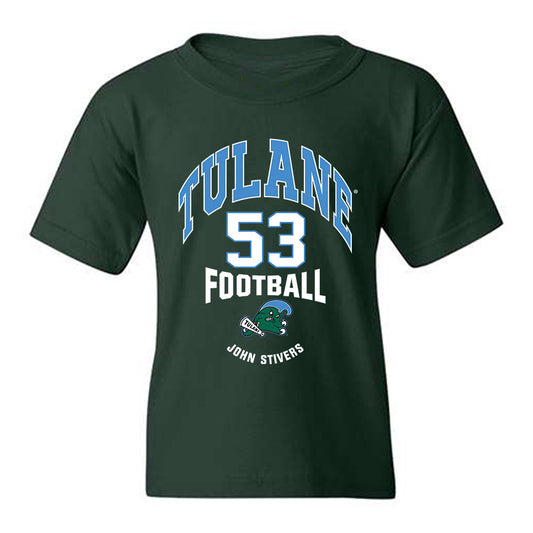 Tulane - NCAA Football : John Stivers - Classic Fashion Shersey Youth T-Shirt-0