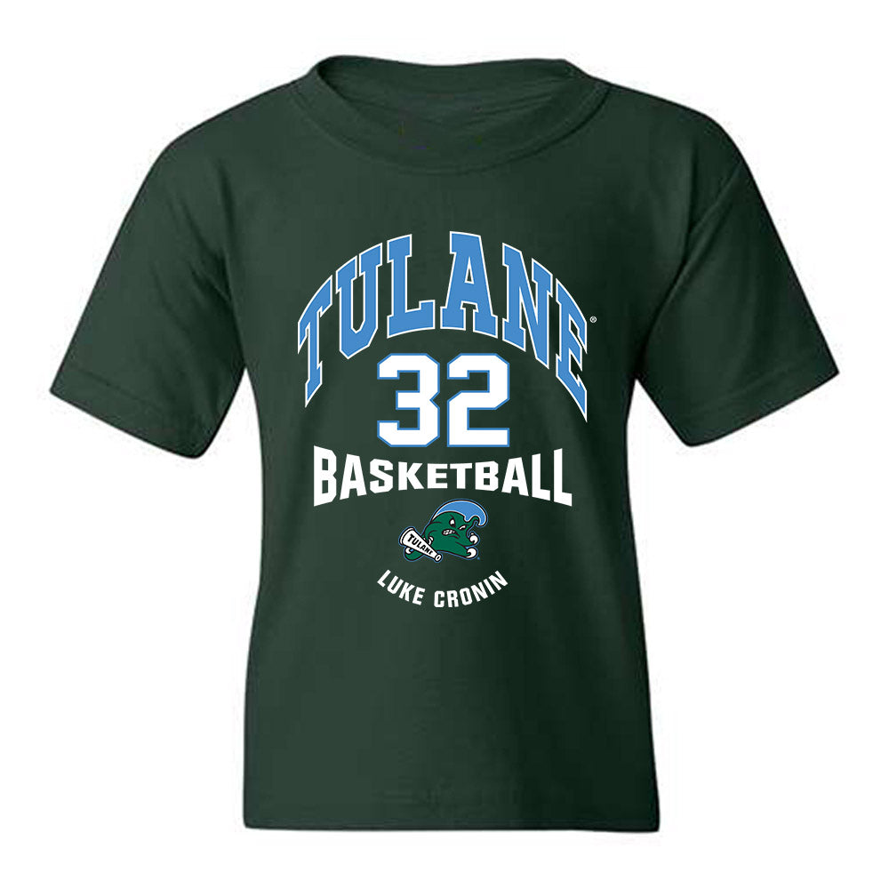Tulane - NCAA Men's Basketball : Luke Cronin - Classic Fashion Shersey Youth T-Shirt-0