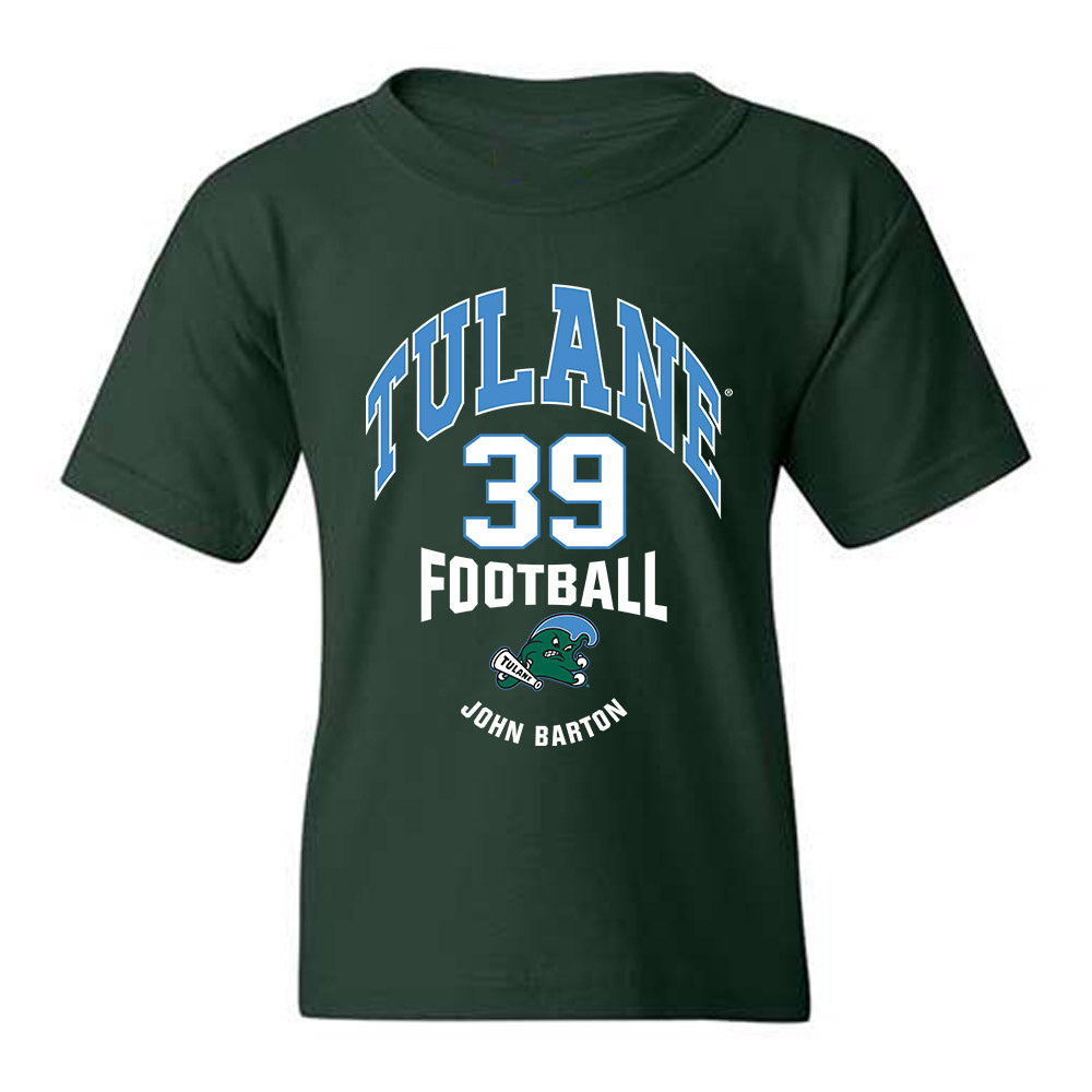 Tulane - NCAA Football : John Barton - Classic Fashion Shersey Youth T-Shirt-0