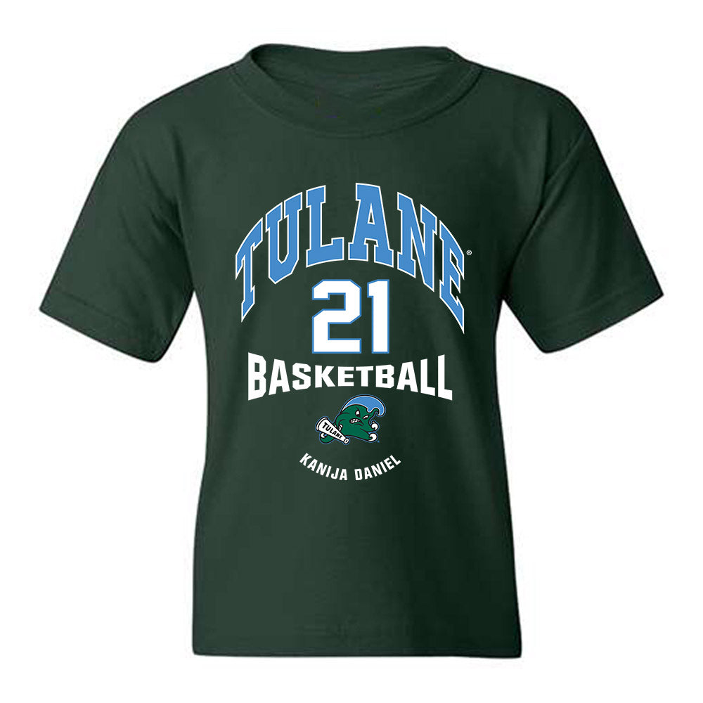 Tulane - NCAA Women's Basketball : Kanija Daniel - Classic Fashion Shersey Youth T-Shirt-0
