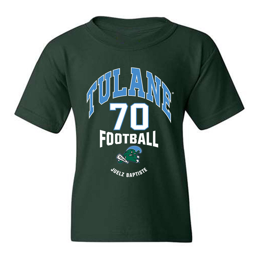 Tulane - NCAA Football : Juelz Baptiste - Classic Fashion Shersey Youth T-Shirt-0