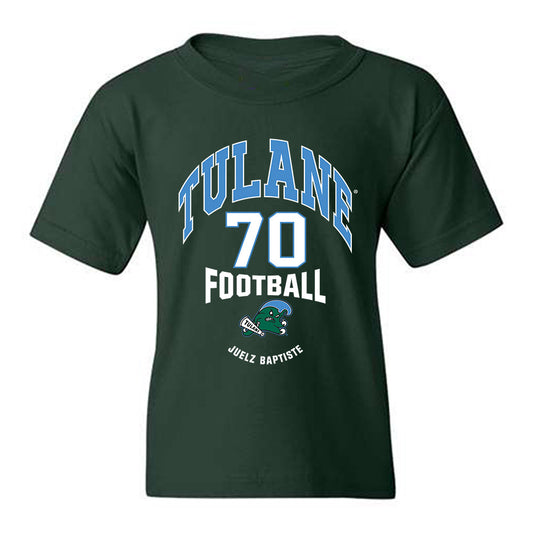 Tulane - NCAA Football : Juelz Baptiste - Classic Fashion Shersey Youth T-Shirt-0