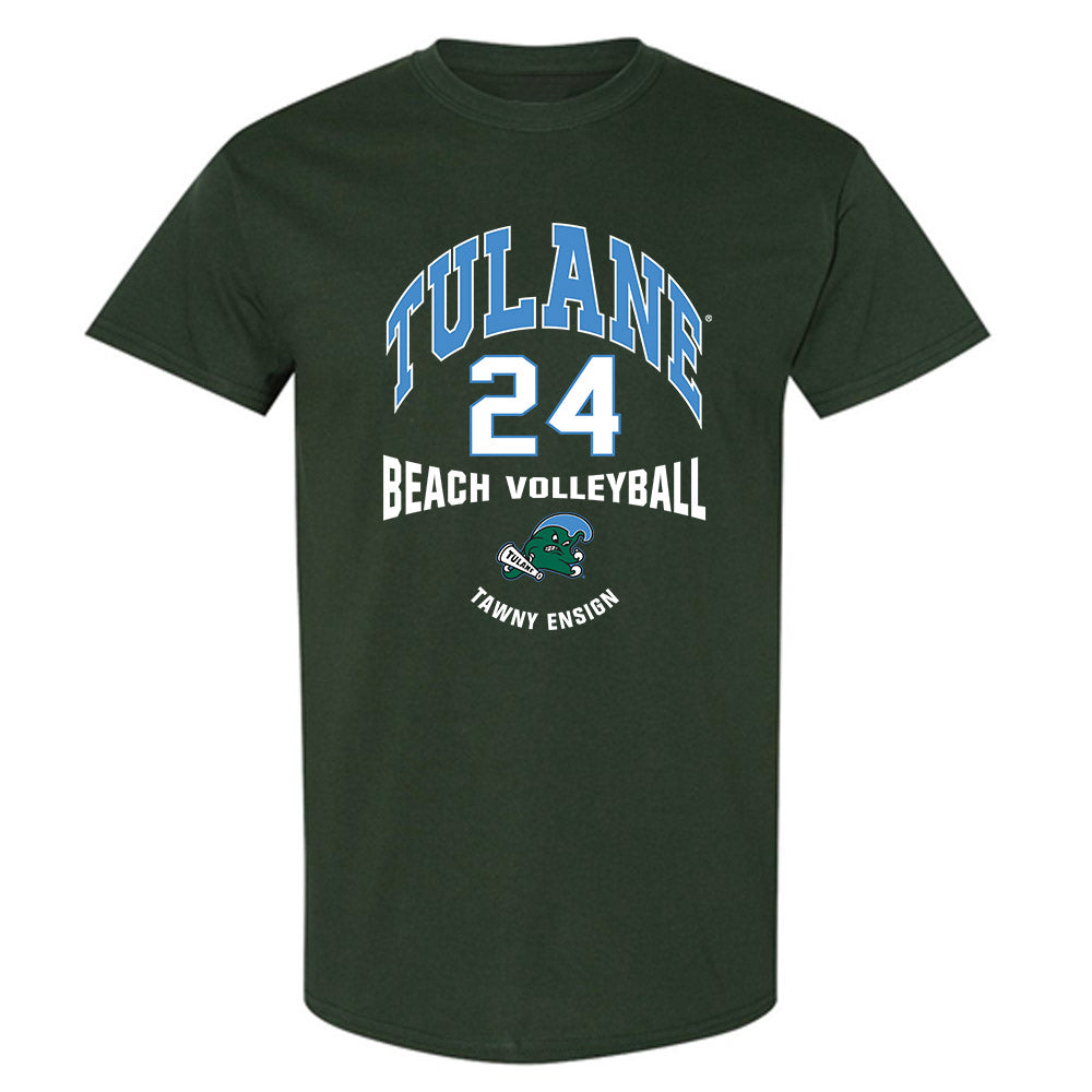 Tulane - NCAA Beach Volleyball : Tawny Ensign - Classic Fashion Shersey T-Shirt-0