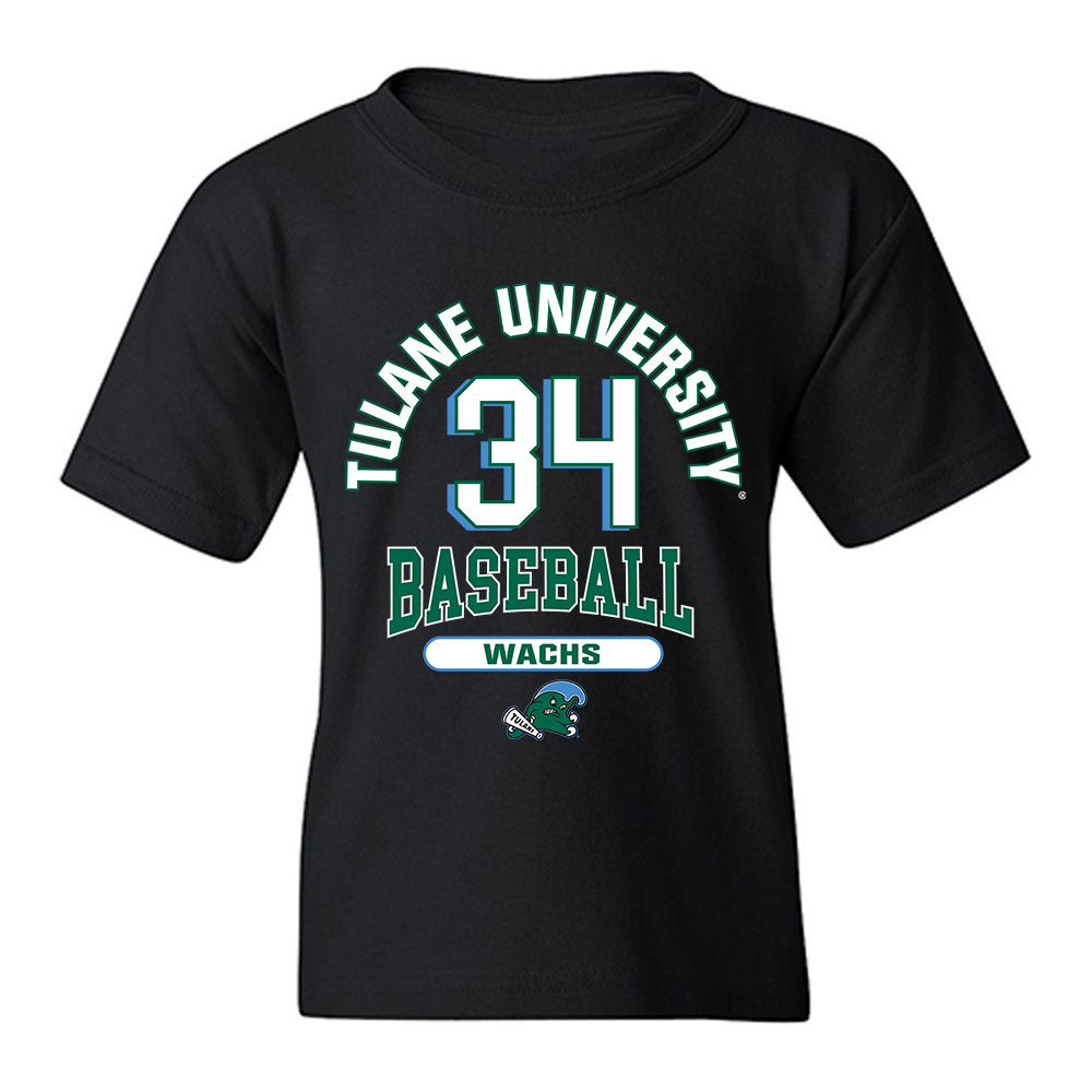 Tulane - NCAA Baseball : Jason Wachs - Classic Fashion Shersey Youth T-Shirt-0