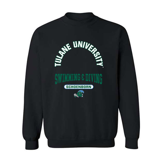 Tulane - NCAA Women's Swimming & Diving : Samantha Schoenborn - Classic Fashion Shersey Crewneck Sweatshirt-0