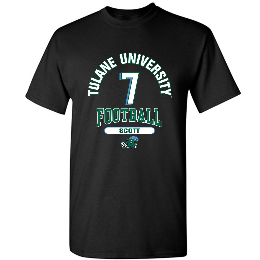 Tulane - NCAA Football : Cade Scott - Classic Fashion Shersey T-Shirt-0
