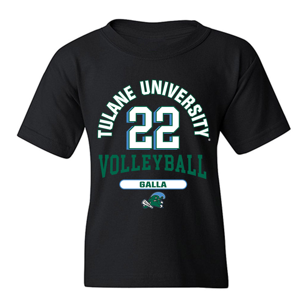 Tulane - NCAA Women's Volleyball : Juliet Galla - Classic Fashion Shersey Youth T-Shirt-0