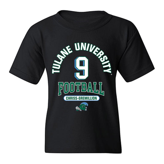 Tulane - NCAA Football : Zeon Chriss-Gremillion - Classic Fashion Shersey Youth T-Shirt-0