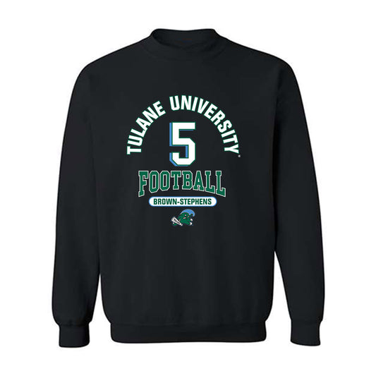 Tulane - NCAA Football : Anthony Brown-Stephens - Classic Fashion Shersey Crewneck Sweatshirt-0
