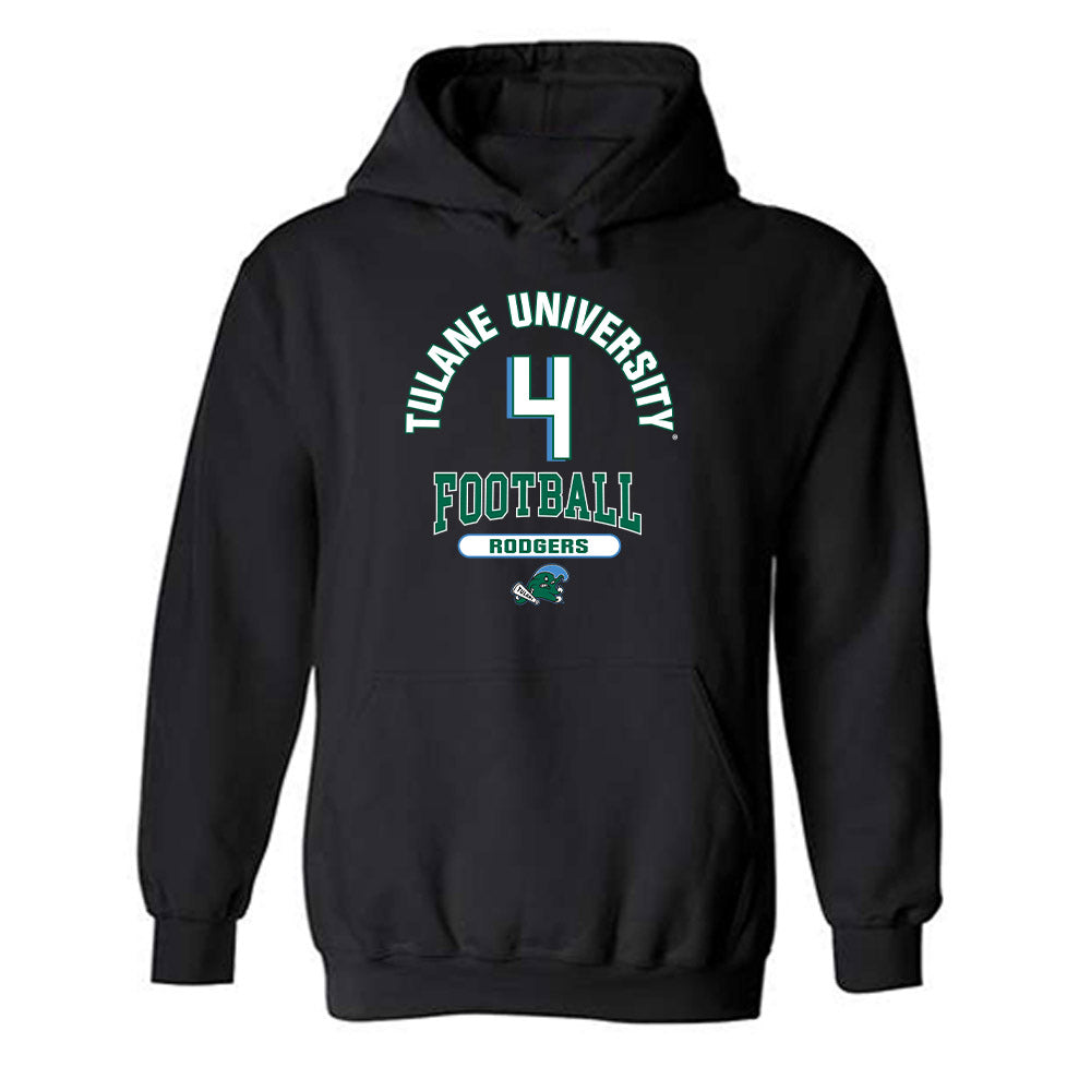 Tulane - NCAA Football : Chris Rodgers - Classic Fashion Shersey Hooded Sweatshirt-0