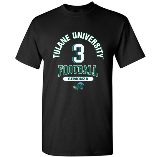 Tulane - NCAA Football : Kadin Semonza - Classic Fashion Shersey T-Shirt-0