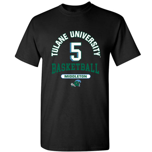 Tulane - NCAA Men's Basketball : Scotty Middleton - Classic Fashion Shersey T-Shirt-0
