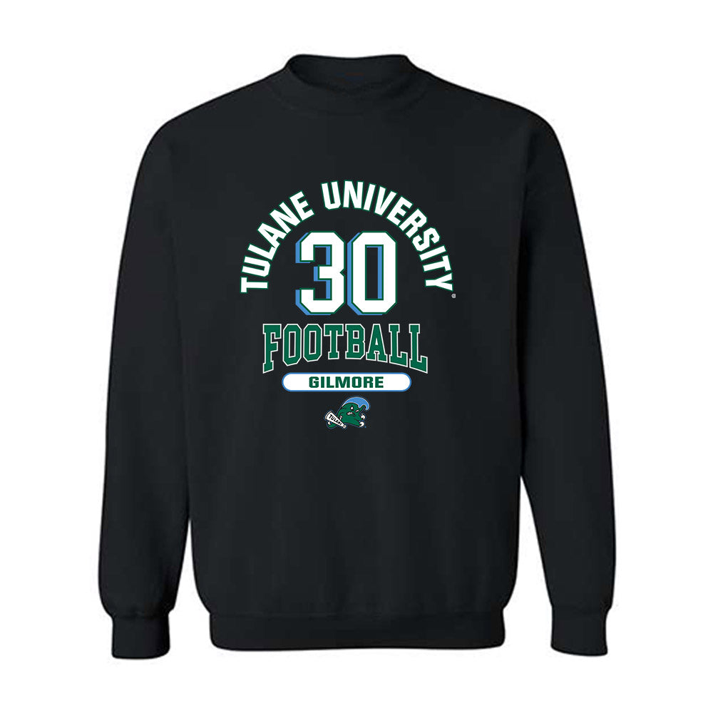 Tulane - NCAA Football : Syre Gilmore - Classic Fashion Shersey Crewneck Sweatshirt-0