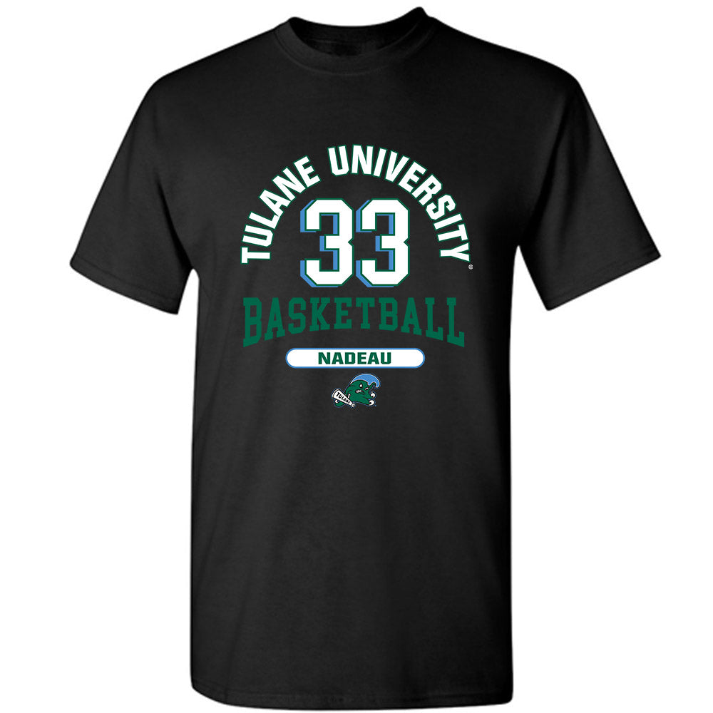 Tulane - NCAA Men's Basketball : Tj Nadeau - Classic Fashion Shersey T-Shirt-0