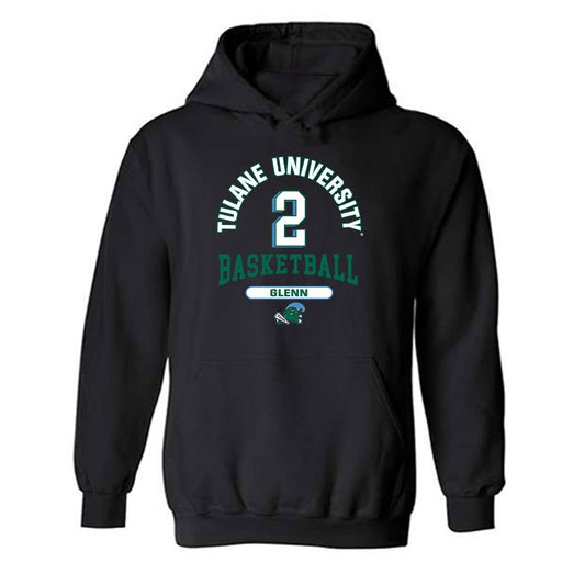 Tulane - NCAA Men's Basketball : Gregg Glenn - Classic Fashion Shersey Hooded Sweatshirt-0