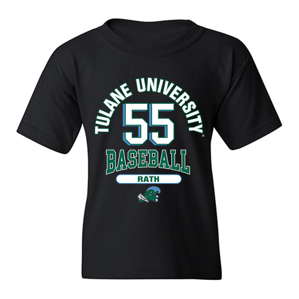 Tulane - NCAA Baseball : Aidan Rath - Classic Fashion Shersey Youth T-Shirt-0