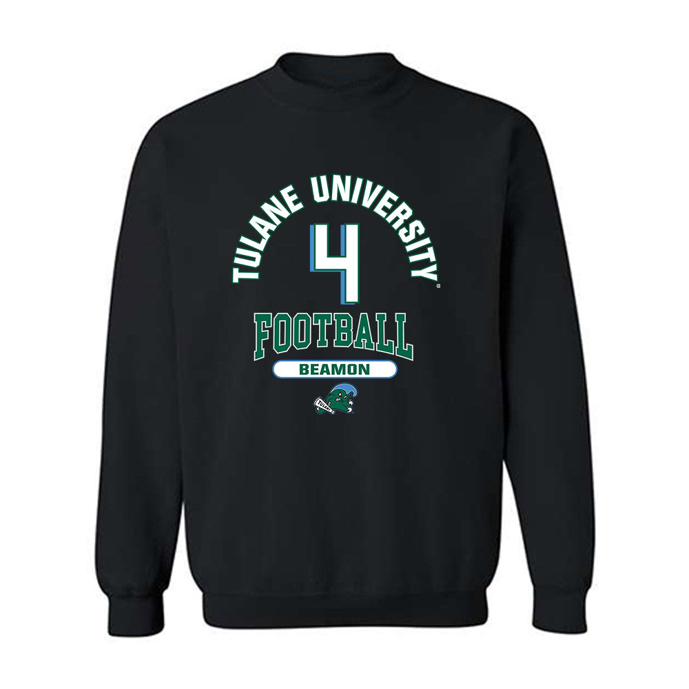 Tulane - NCAA Football : Jay beamon - Classic Fashion Shersey Crewneck Sweatshirt-0