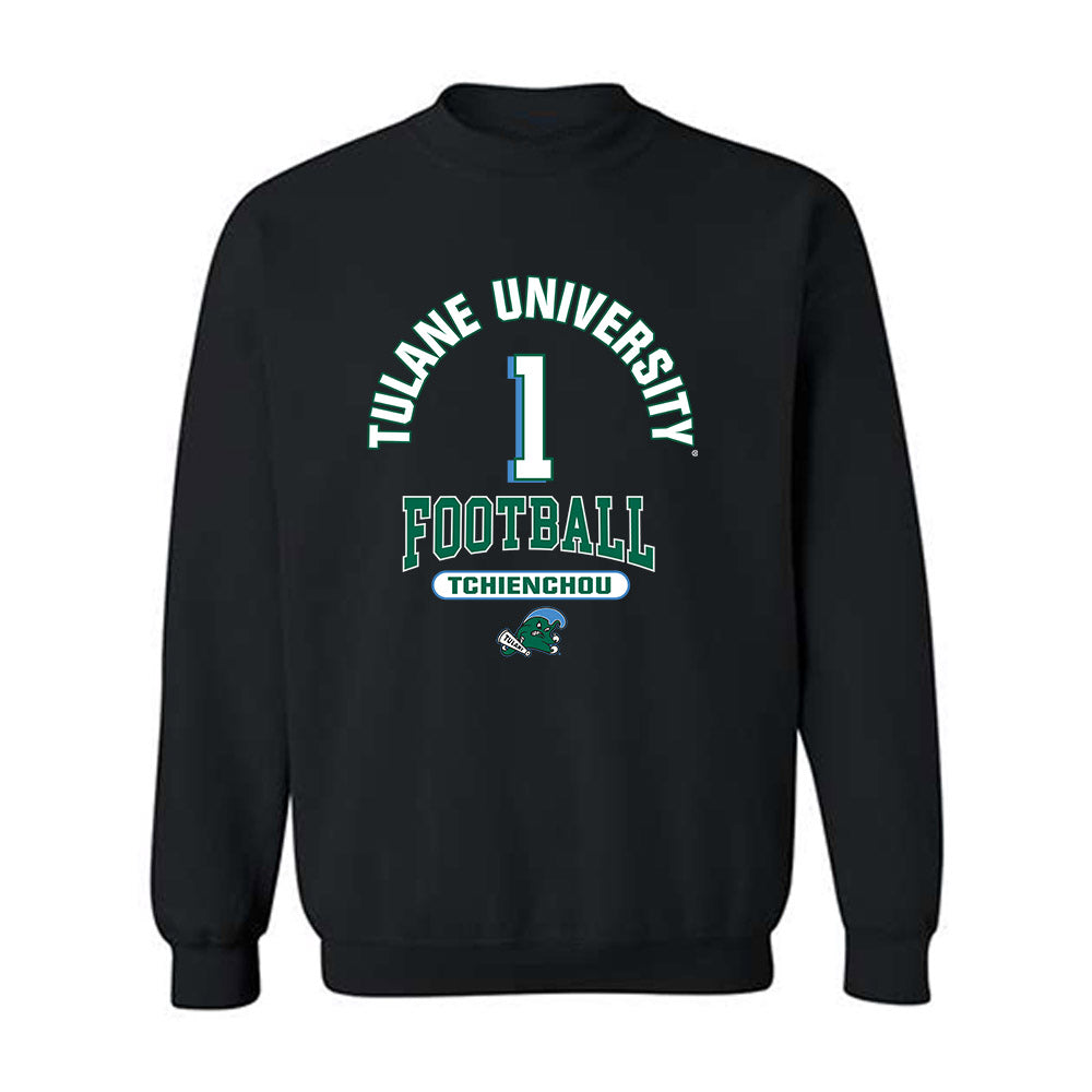 Tulane - NCAA Football : Jack Tchienchou - Classic Fashion Shersey Crewneck Sweatshirt-0