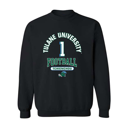 Tulane - NCAA Football : Jack Tchienchou - Classic Fashion Shersey Crewneck Sweatshirt-0