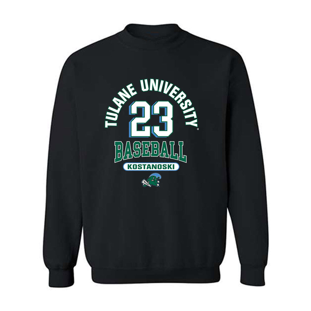 Tulane - NCAA Baseball : Kieran Kostanoski - Classic Fashion Shersey Crewneck Sweatshirt-0