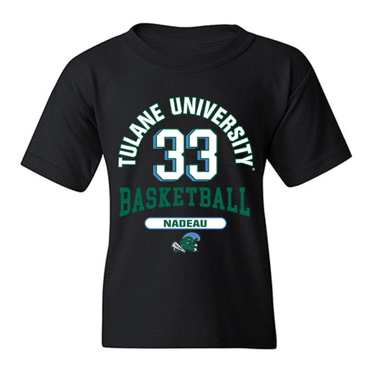 Tulane - NCAA Men's Basketball : Tj Nadeau - Classic Fashion Shersey Youth T-Shirt-0