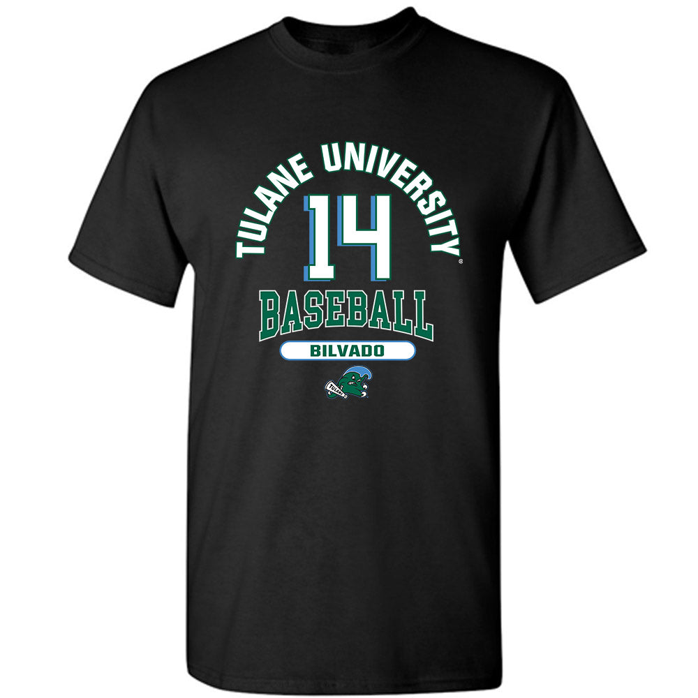 Tulane - NCAA Baseball : Tomas Bilvado - Classic Fashion Shersey T-Shirt-0