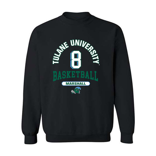 Tulane - NCAA Women's Basketball : Mecailin Marshall - Classic Fashion Shersey Crewneck Sweatshirt-0