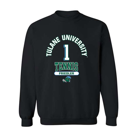 Tulane - NCAA Men's Tennis : Asaf Friedler - Classic Fashion Shersey Crewneck Sweatshirt-0
