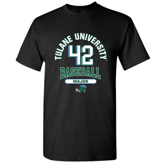 Tulane - NCAA Baseball : Matthew Major - Classic Fashion Shersey T-Shirt-0