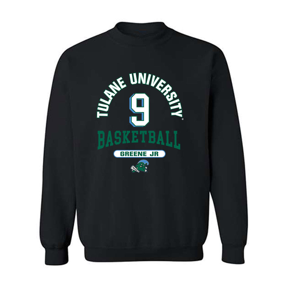 Tulane - NCAA Men's Basketball : Kyle Greene jr - Classic Fashion Shersey Crewneck Sweatshirt-0