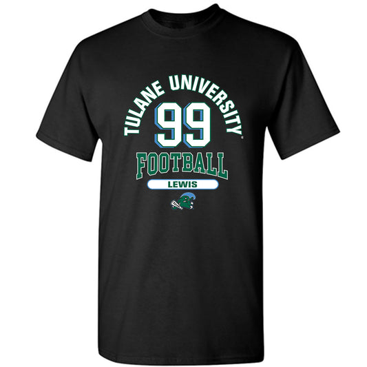 Tulane - NCAA Football : Joshua Lewis - Classic Fashion Shersey T-Shirt-0