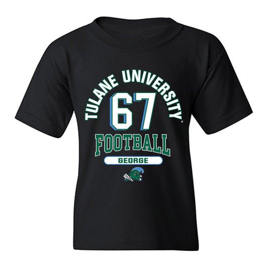 Tulane - NCAA Football : Tylan George - Classic Fashion Shersey Youth T-Shirt-0