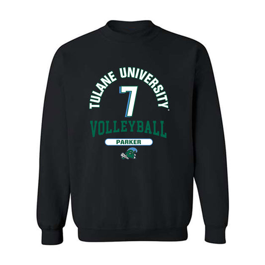 Tulane - NCAA Women's Volleyball : Bellamy Parker - Classic Fashion Shersey Crewneck Sweatshirt-0