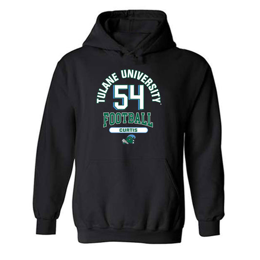Tulane - NCAA Football : Jeffrey Curtis - Classic Fashion Shersey Hooded Sweatshirt-0