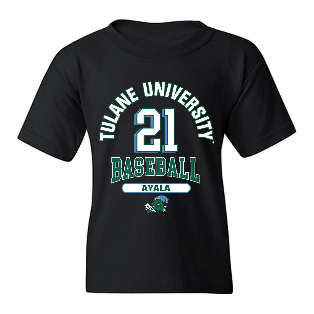 Tulane - NCAA Baseball : Bryson Ayala - Classic Fashion Shersey Youth T-Shirt-0