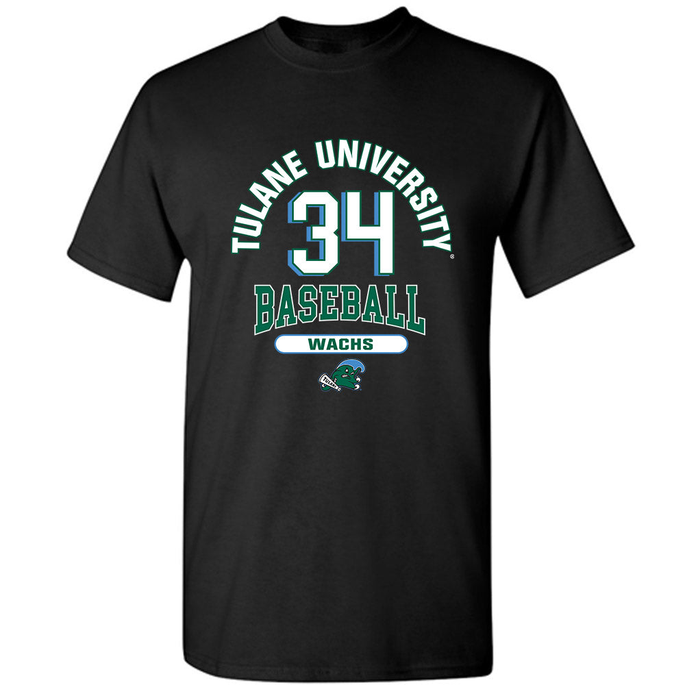 Tulane - NCAA Baseball : Jason Wachs - Classic Fashion Shersey T-Shirt-0