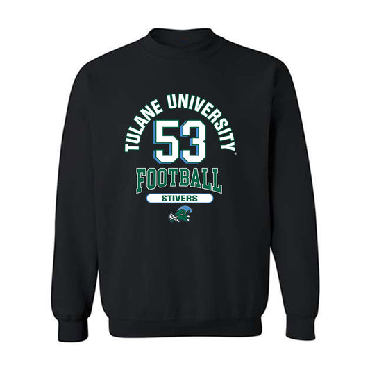 Tulane - NCAA Football : John Stivers - Classic Fashion Shersey Crewneck Sweatshirt-0