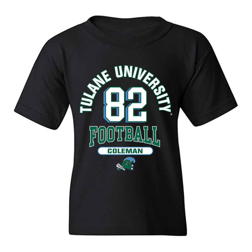 Tulane - NCAA Football : Keyshaun Coleman - Classic Fashion Shersey Youth T-Shirt-0