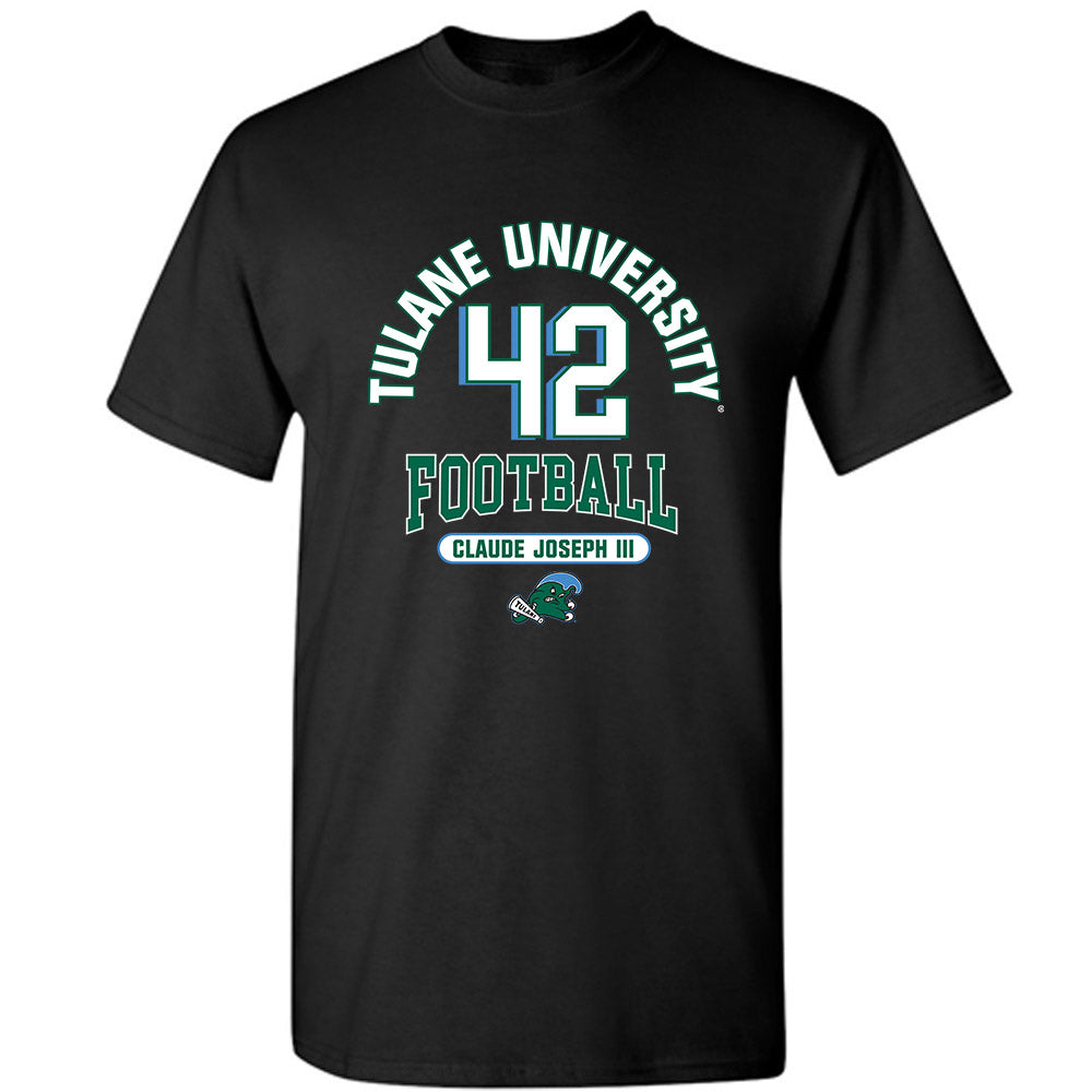 Tulane - NCAA Football : Jean Claude Joseph III - Classic Fashion Shersey T-Shirt-0