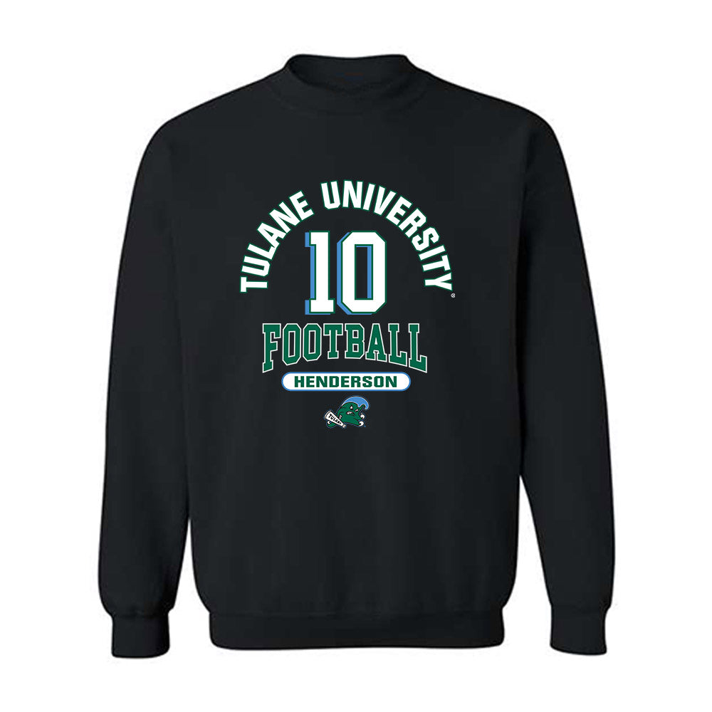 Tulane - NCAA Football : Gerrod Henderson - Classic Fashion Shersey Crewneck Sweatshirt-0