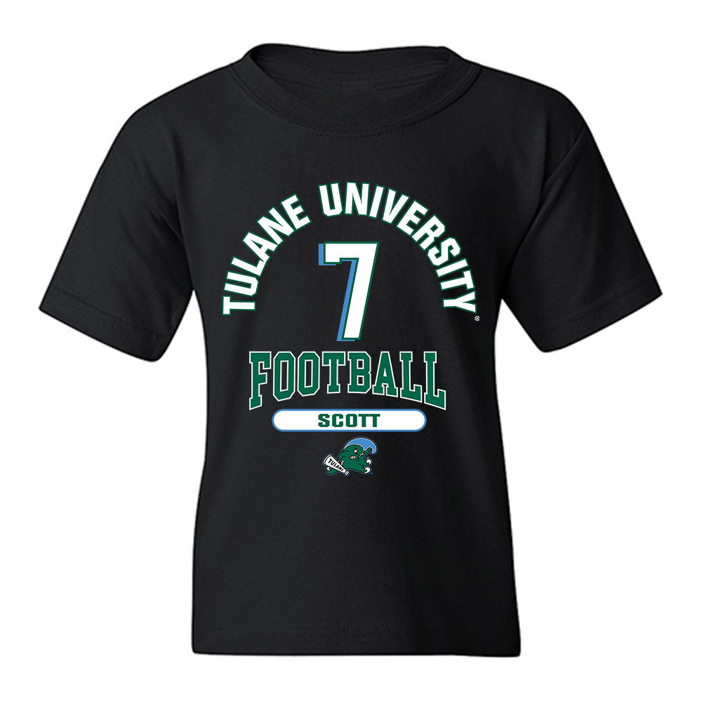 Tulane - NCAA Football : Cade Scott - Classic Fashion Shersey Youth T-Shirt-0