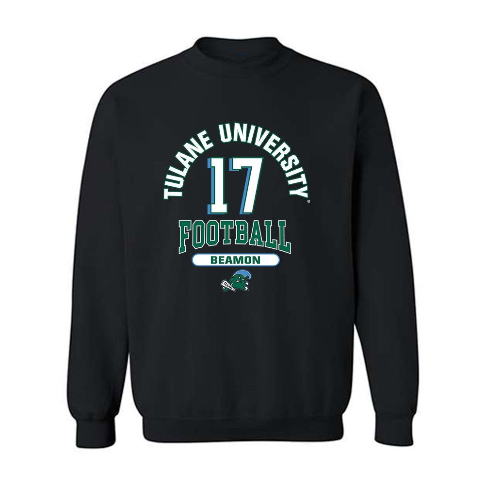 Tulane - NCAA Football : Jay beamon - Classic Fashion Shersey Crewneck Sweatshirt-0