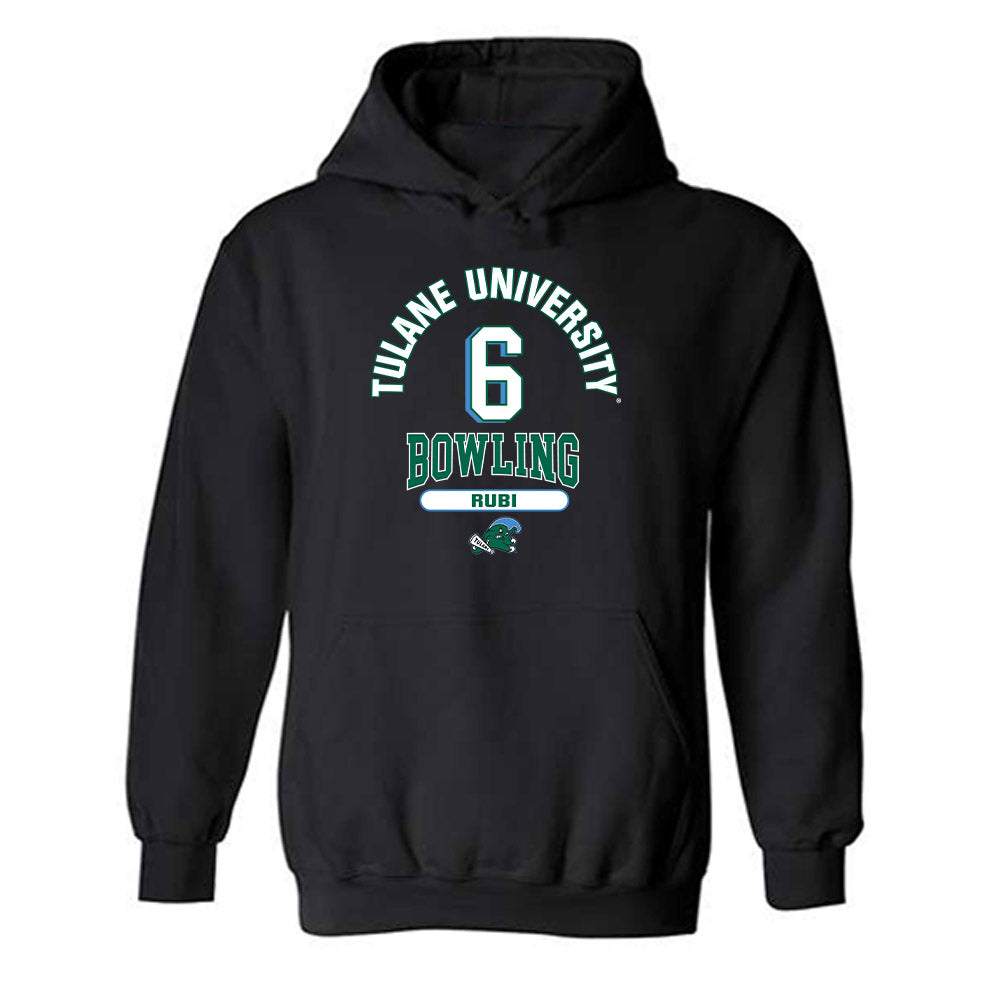 Tulane - NCAA Women's Bowling : Sarah Rubi - Classic Fashion Shersey Hooded Sweatshirt-0