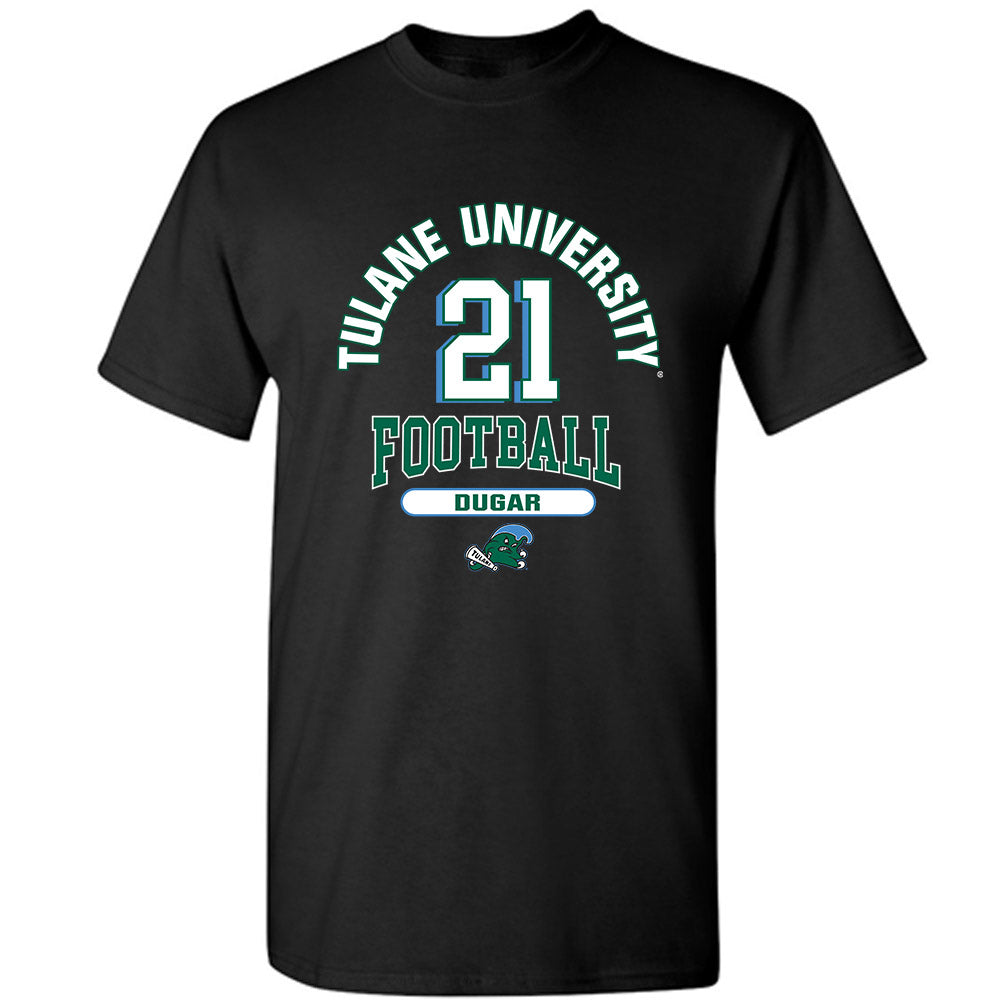 Tulane - NCAA Football : Dj Dugar - Classic Fashion Shersey T-Shirt-0